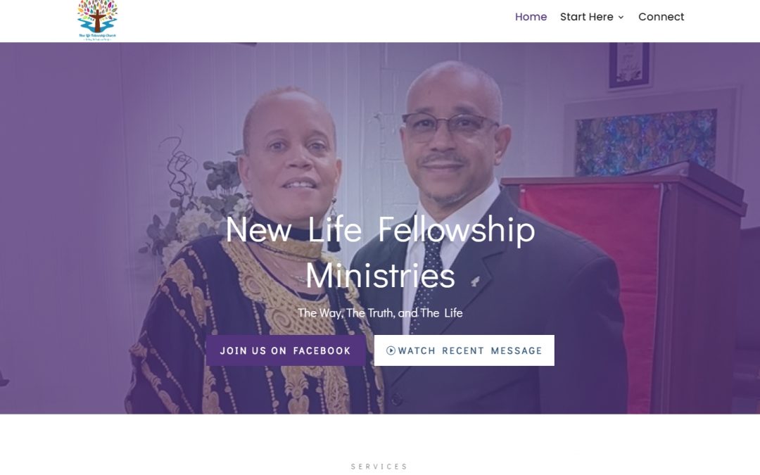 Website Launch: New Life Fellowship Ministries