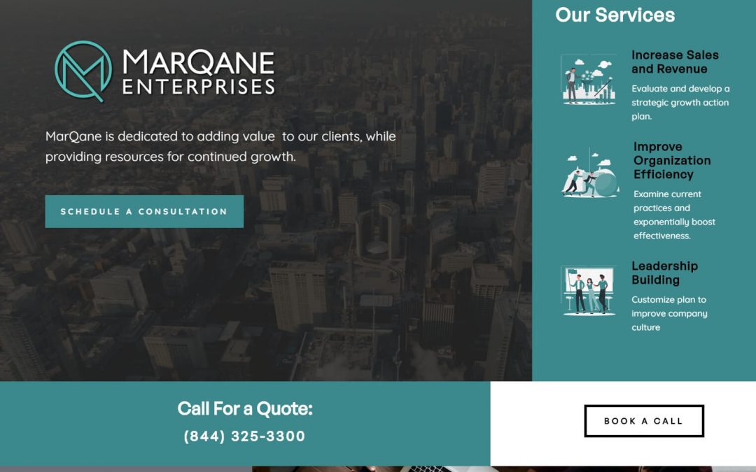 Landing Page : MarQane Enterprises