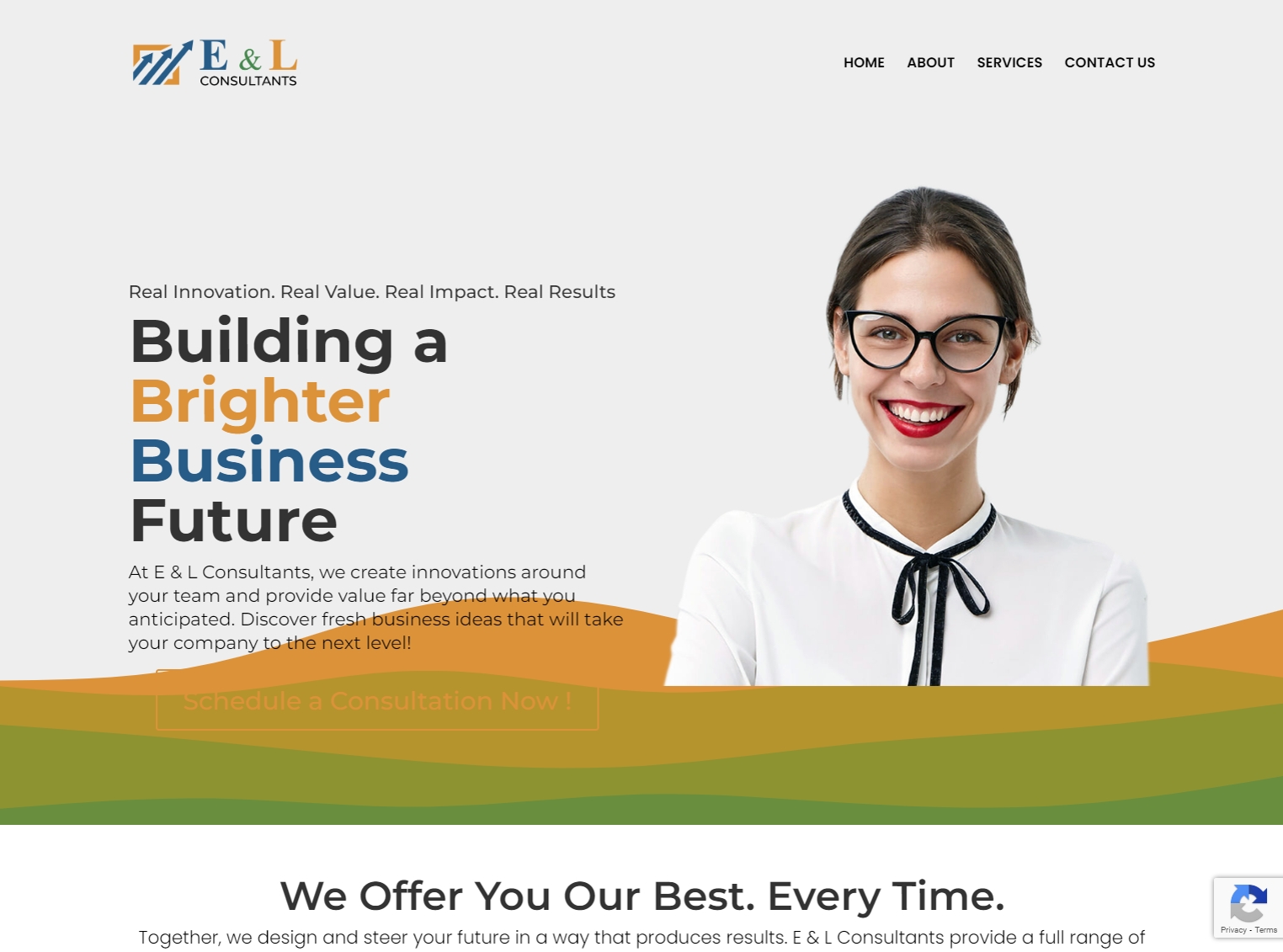 Landing Page: E and L Consultants