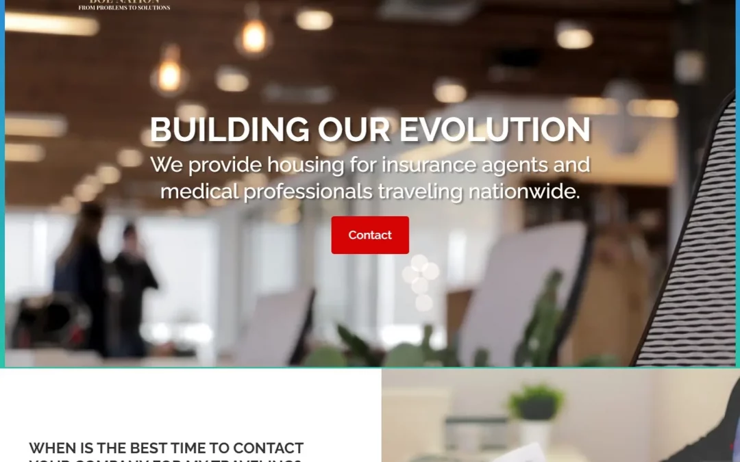 Landing Page: Building Our Evolution