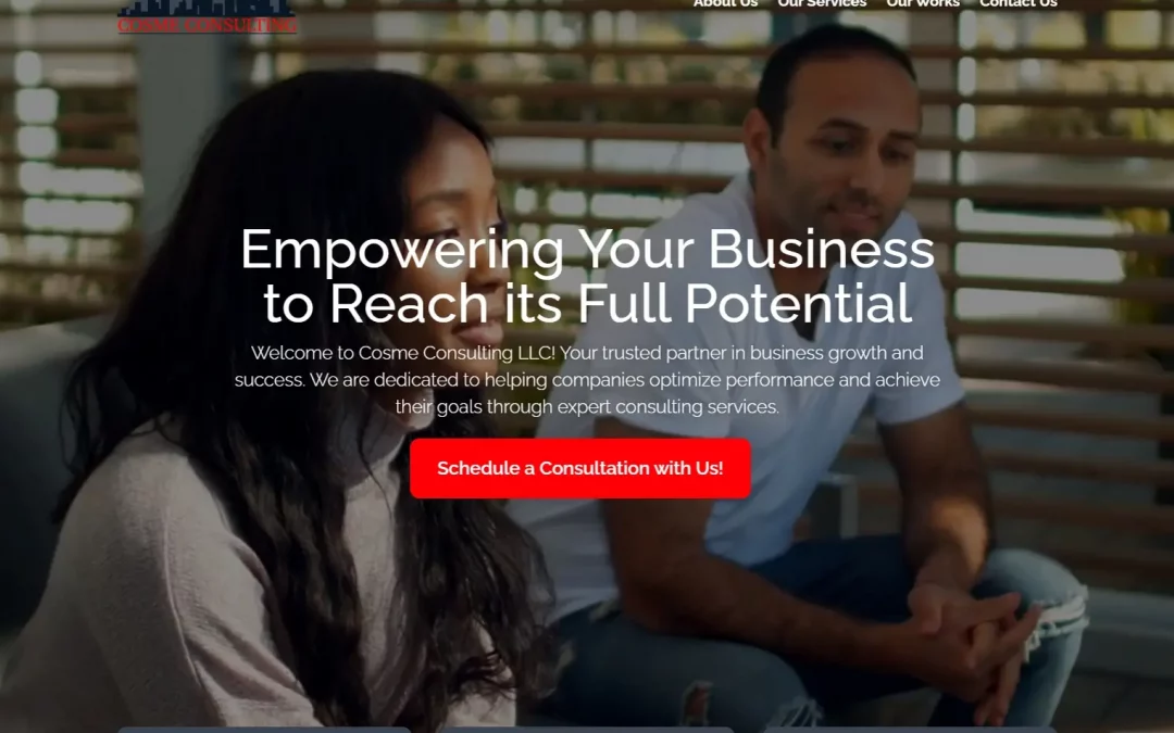 Landing Page: Cosme Consulting LLC